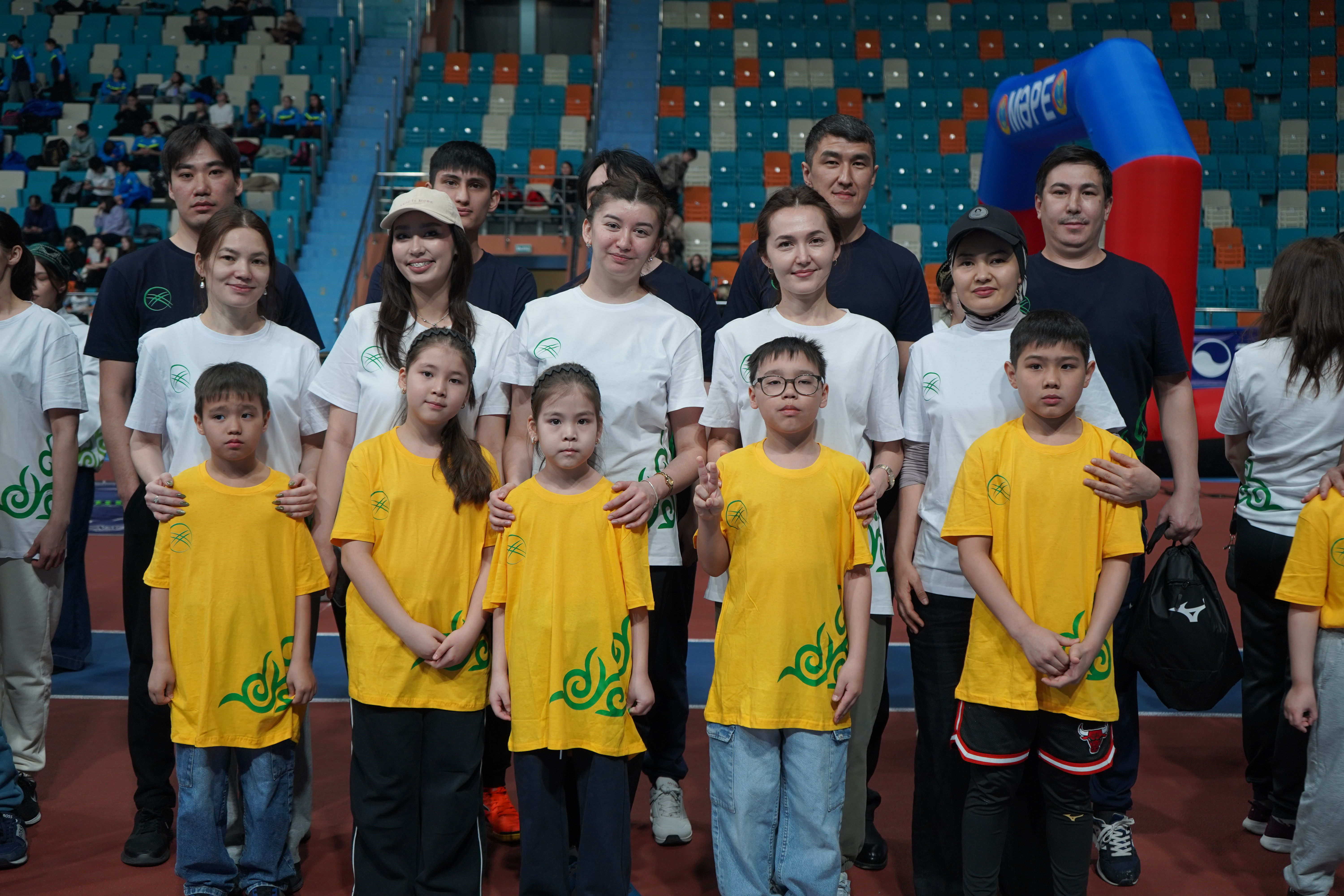 A family festival titled “Great Steppe Games” was held in celebration of National Sports Day