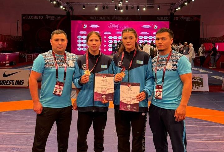 Иордания өтіп жатқан әйелдер күресі жасөспірімдер U17 Азия чемпионатының алғашқы күнінде қол жеткізген нәтижелері