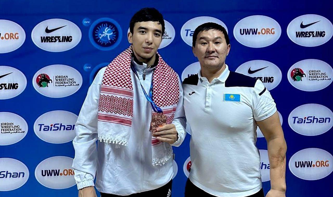 Dinislam Sagitzhan is a bronze medalist at the World Youth Championships in Greco-Roman wrestling!